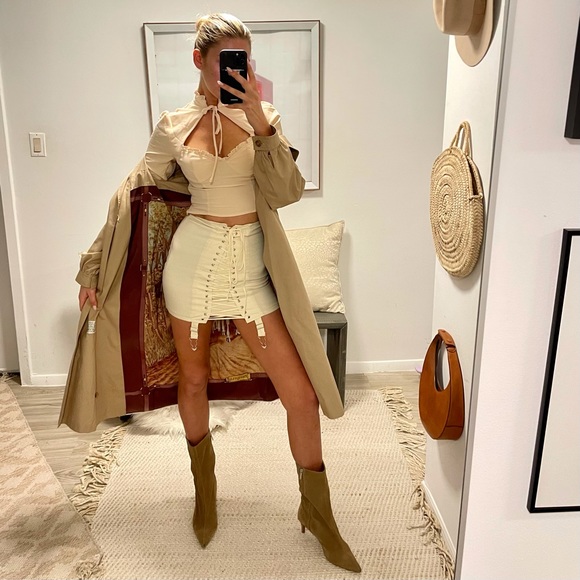 Jackets & Blazers - RARE vintage novelty trench by fox run “The Hunt” sz small-medium